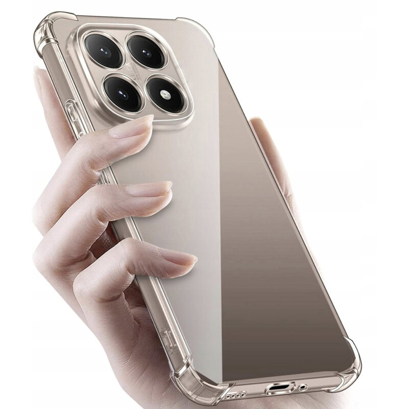 Husa Xiaomi 15T Techsuit Shockproof Clear Silicone, transparenta