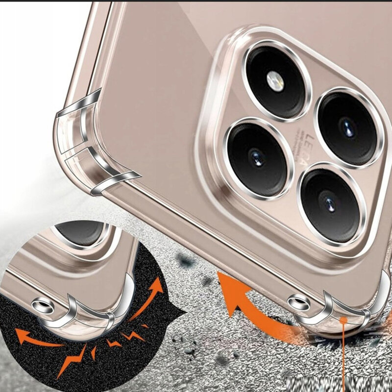 Husa Xiaomi 15T Techsuit Shockproof Clear Silicone, transparenta