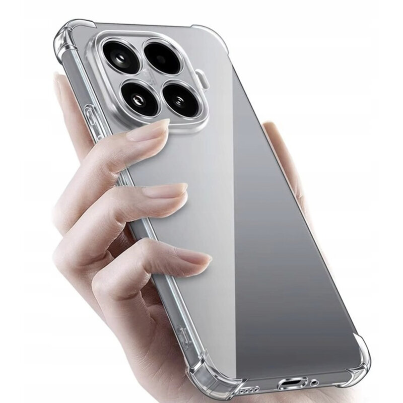 Husa Xiaomi 15T Pro Techsuit Shockproof Clear Silicone, transparenta