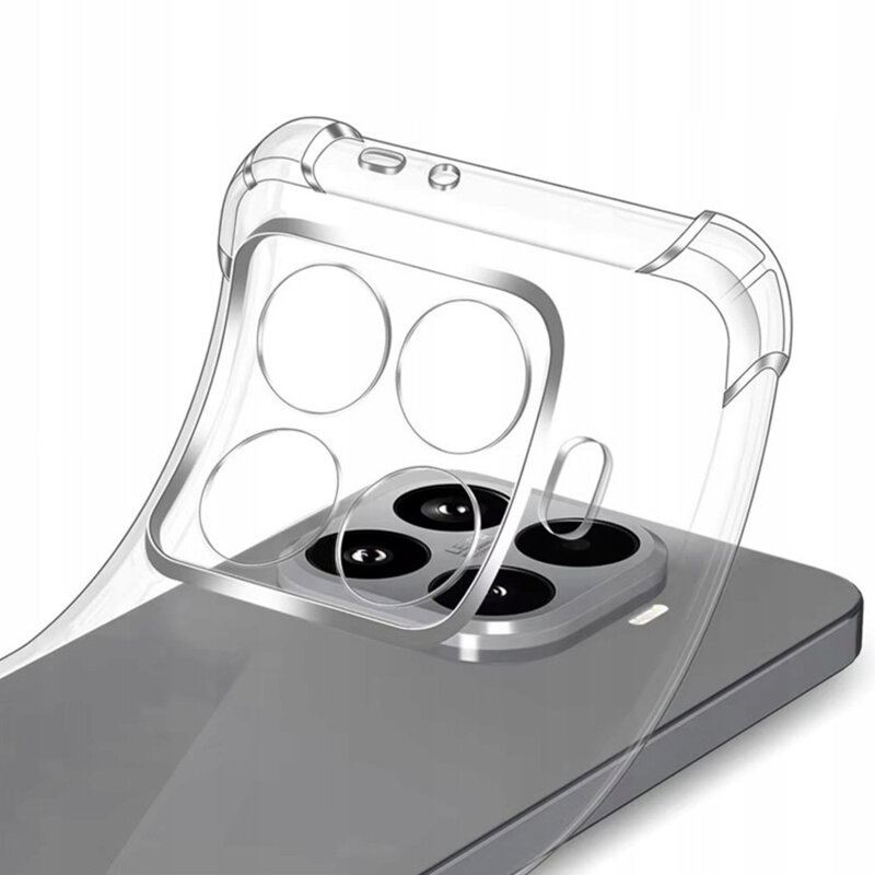 Husa Xiaomi 15T Pro Techsuit Shockproof Clear Silicone, transparenta