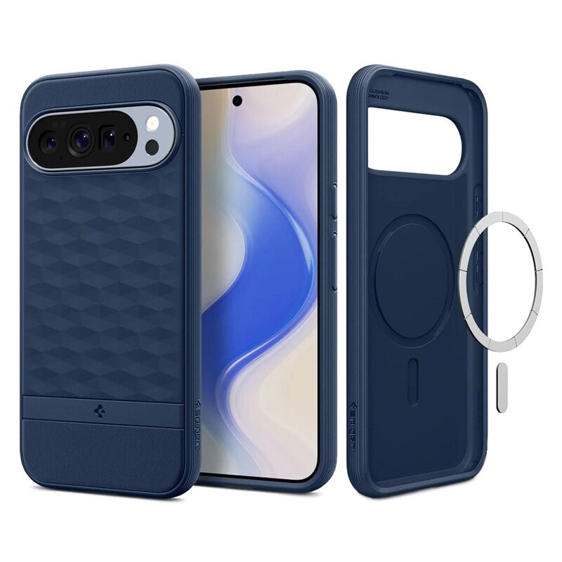 Husa Google Pixel 10 Pro XL Spigen Caseology Parallax MagSafe, bleumarin