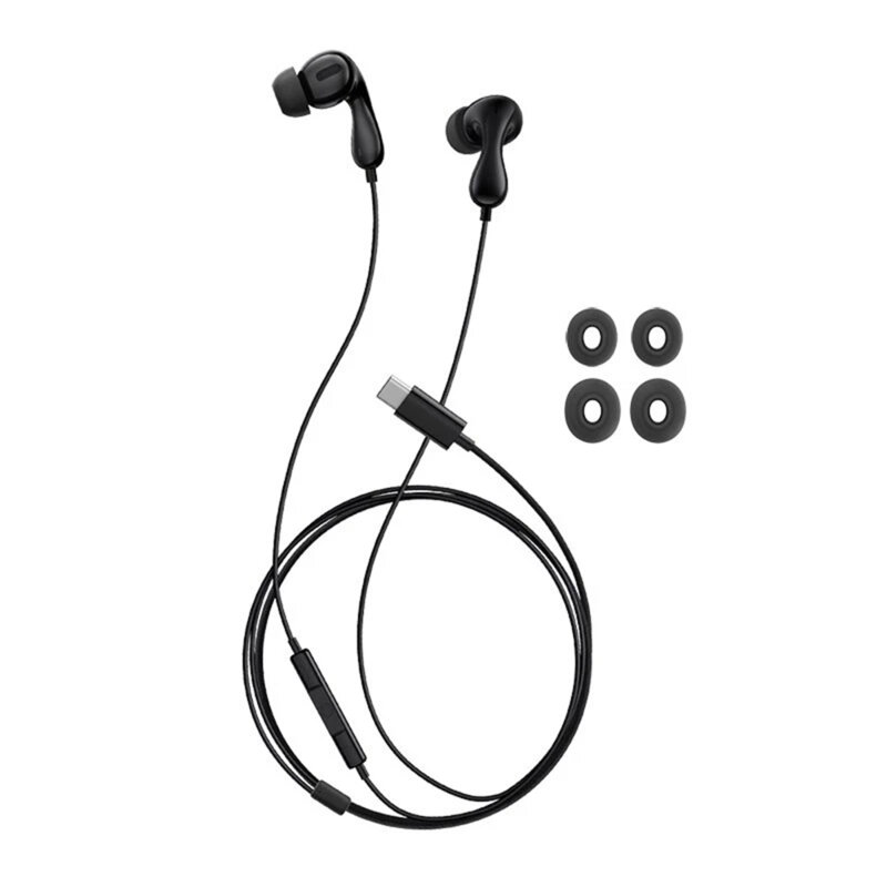Casti in-ear cu fir Type-C Baseus Encok CZ20, negru