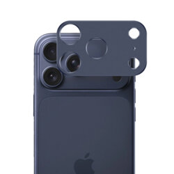 Folie camera iPhone 17 Pro Techsuit Full Glass, bleumarin