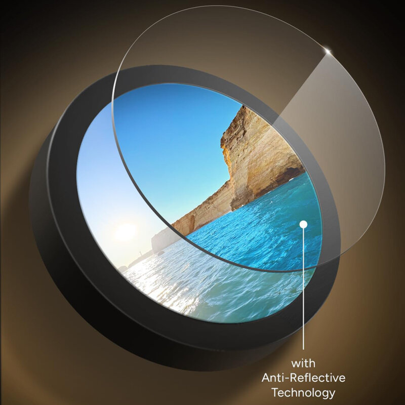 Folie iPhone 17 Pro 3mk Lens Protection Pro, negru