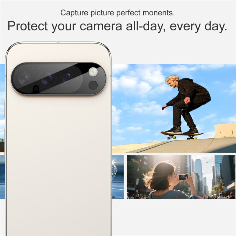 Folie camera Google Pixel 10 Pro Techsuit Full Glass, negru