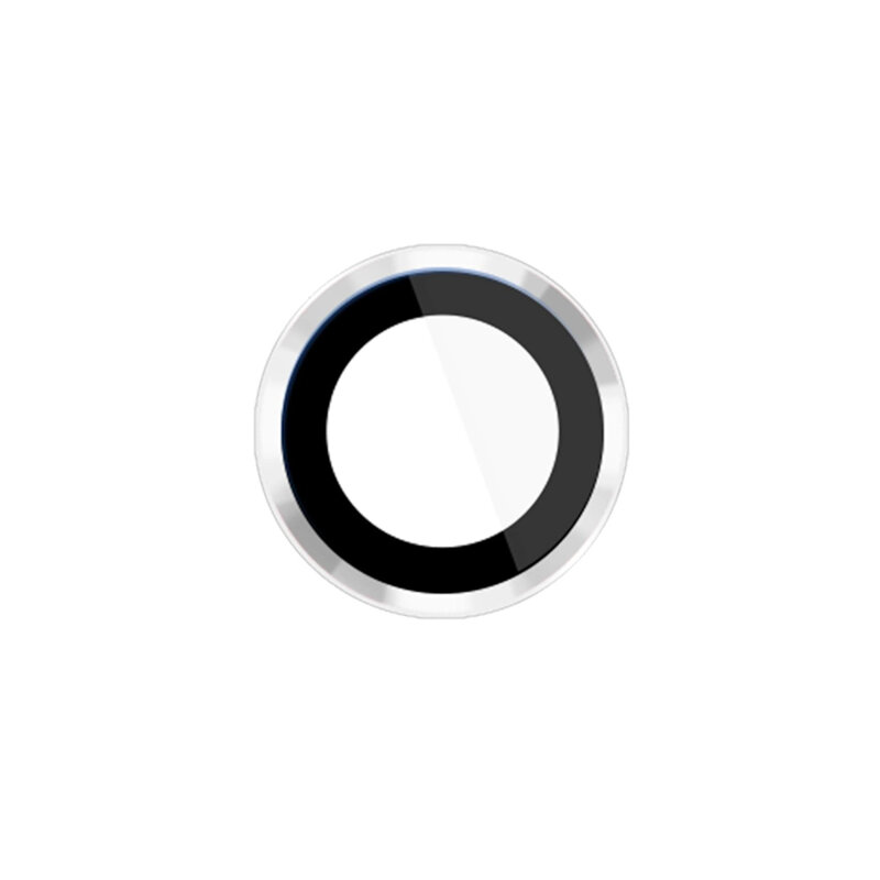 Folie iPhone 15 3mk Lens Protection Pro, argintiu