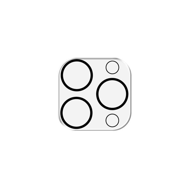 Folie iPhone 15 Plus 3mk Lens Protection Full Cover, transparenta