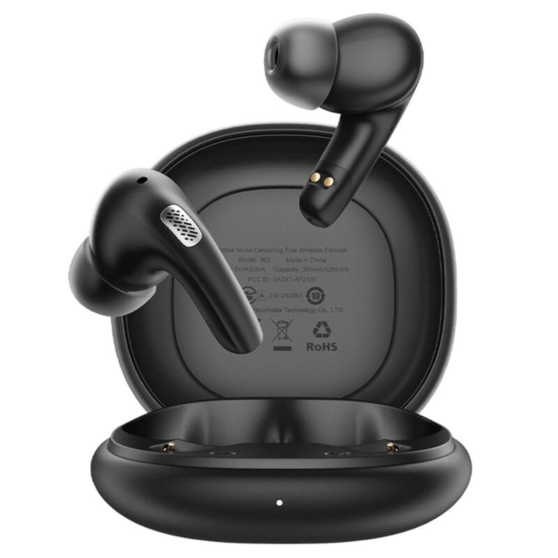 Casti wireless cu microfon Noise Reduction, 350mAh Acefast W3, negru