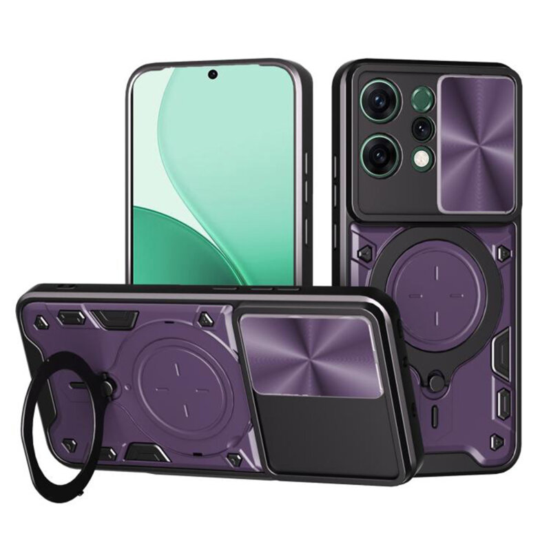 Husa Oppo Reno14 Techsuit CamGuard Pro, mov