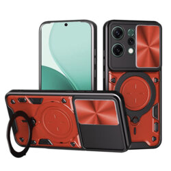 Husa Oppo Reno14 Techsuit CamGuard Pro, rosu
