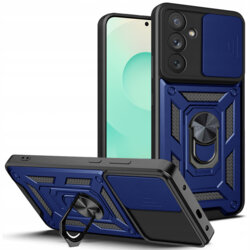 Husa Samsung Galaxy S25 FE protectie camera Techsuit CamShield Series, albastru