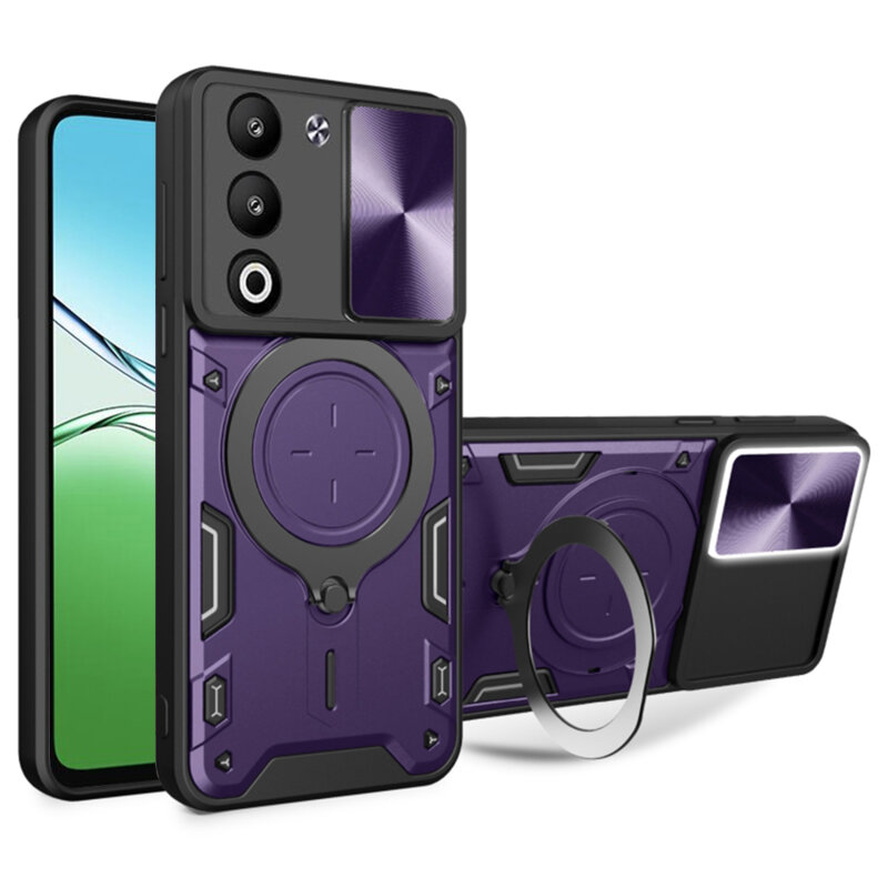 Husa Oppo A5 4G Techsuit CamGuard Pro, mov