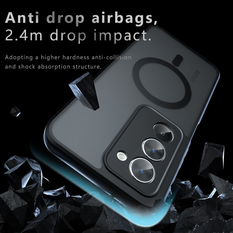 Husa Xiaomi Redmi 15 4G Techsuit PureFrost MagSafe, negru frost