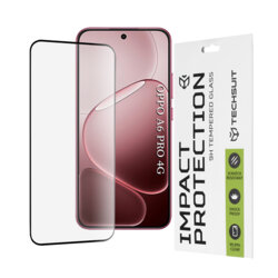 Folie sticla Oppo A6 Pro 4G Techsuit 111D Full Glue Full Cover, negru