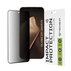 Folie sticla Xiaomi 15T Pro Techsuit 111D Privacy Full Glue, negru
