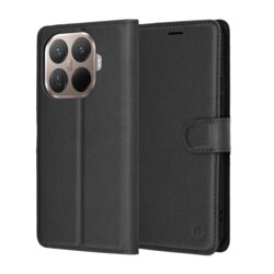 Husa Xiaomi 15T Pro Techsuit Leather Folio, negru