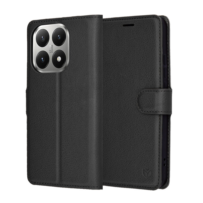 Husa Xiaomi 15T Techsuit Leather Folio, negru