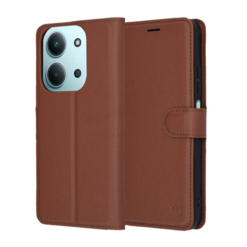 Husa Xiaomi Redmi 15C 4G Techsuit Leather Folio, maro