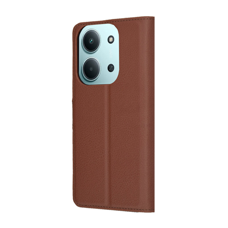 Husa Xiaomi Redmi 15C 4G Techsuit Leather Folio, maro
