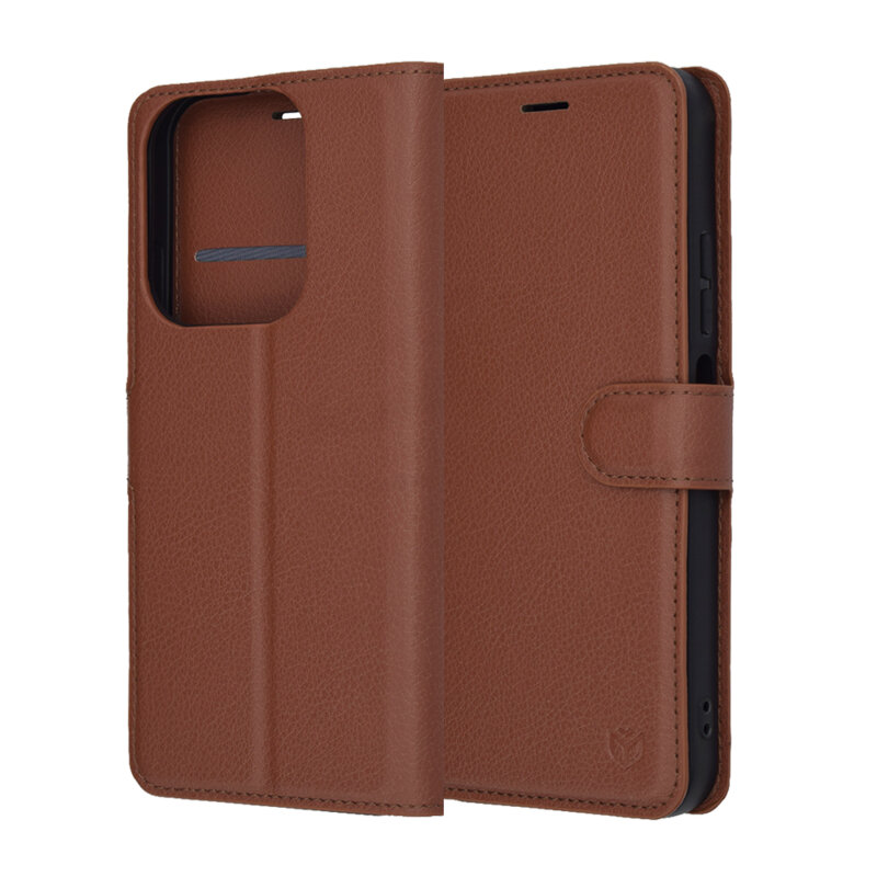 Husa Xiaomi Redmi 15C 5G Techsuit Leather Folio, maro