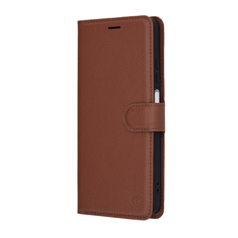 Husa Oppo A5 5G Techsuit Leather Folio, maro