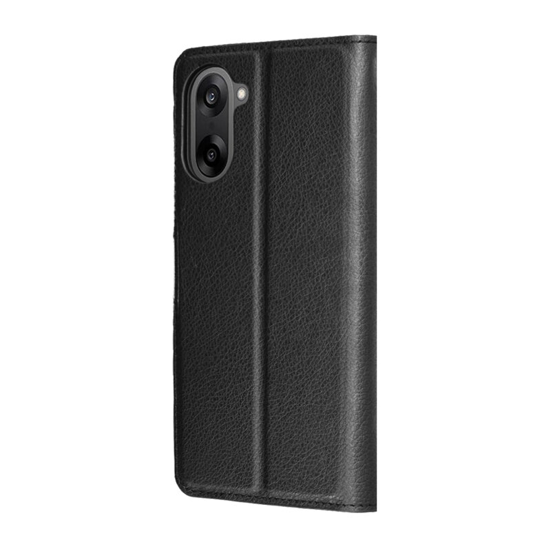 Husa OnePlus Nord CE5 Techsuit Leather Folio, negru