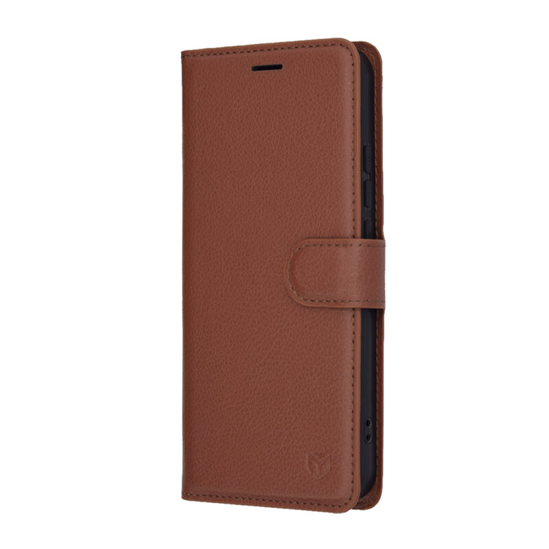 Husa Oppo Reno14 F Techsuit Leather Folio, maro