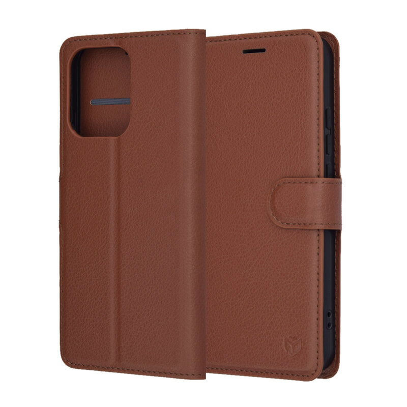Husa Oppo Reno14 FS 5G Techsuit Leather Folio, maro