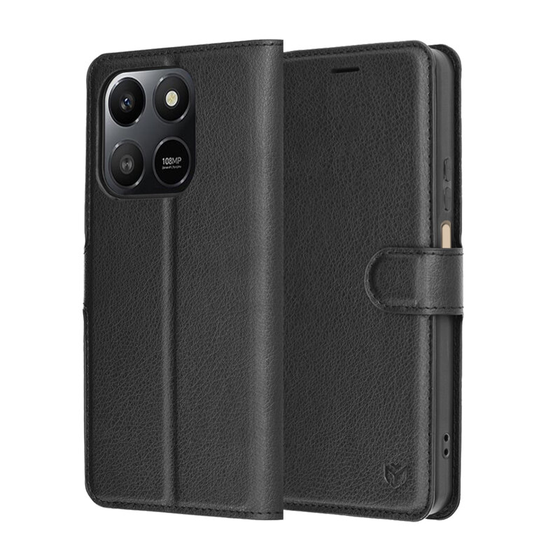 Husa Honor X7d 4G Techsuit Leather Folio, negru