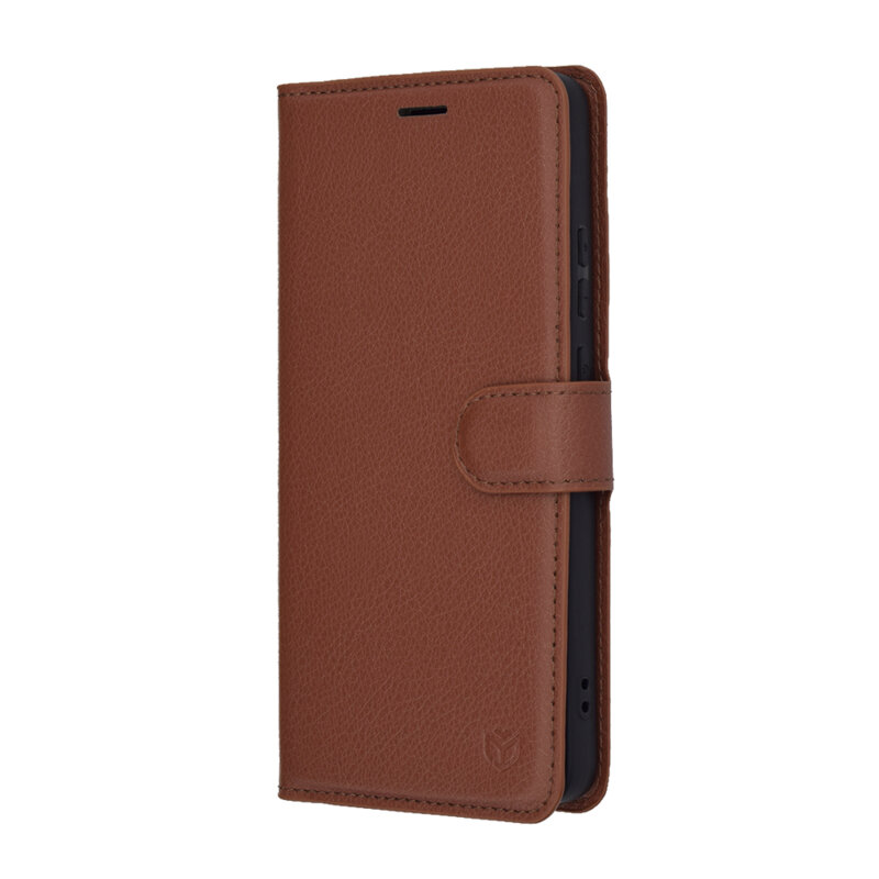 Husa Motorola Moto G86 Power Techsuit Leather Folio, maro