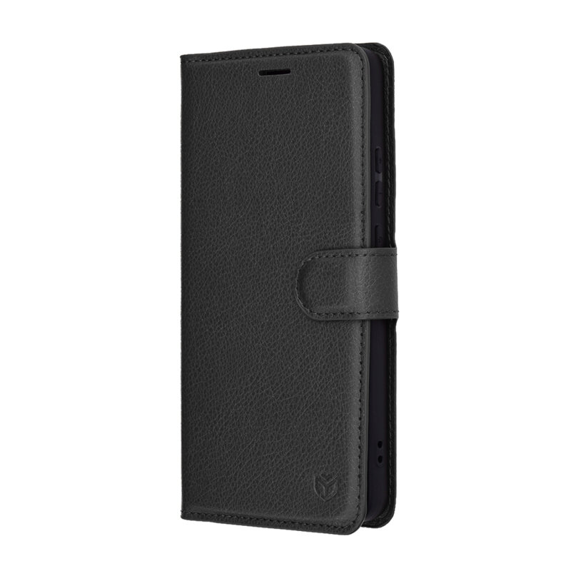 Husa Motorola Moto G86 Power Techsuit Leather Folio, negru