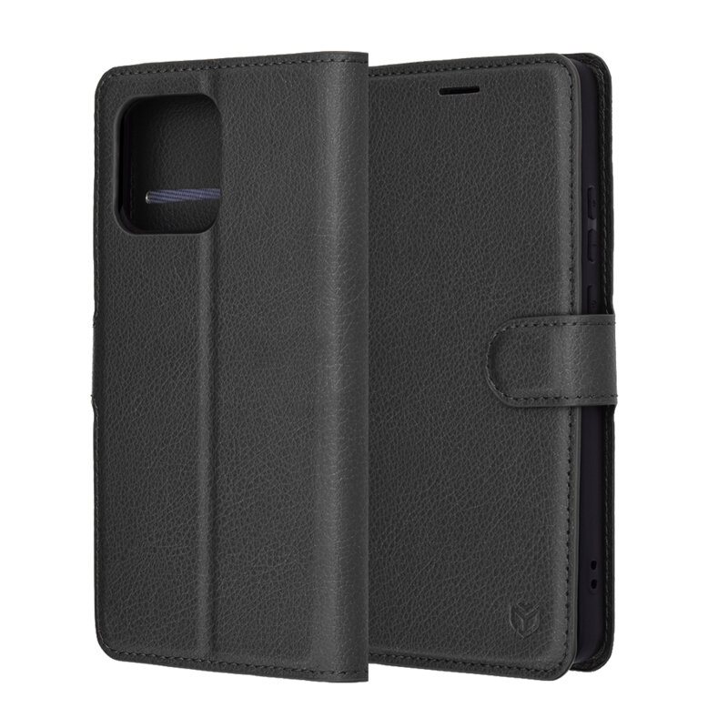 Husa Motorola Moto G86 Power Techsuit Leather Folio, negru