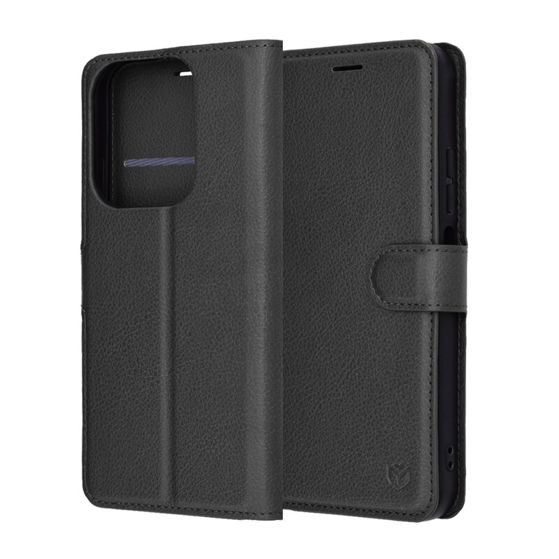Husa Xiaomi Redmi 15C 4G Techsuit Leather Folio, negru
