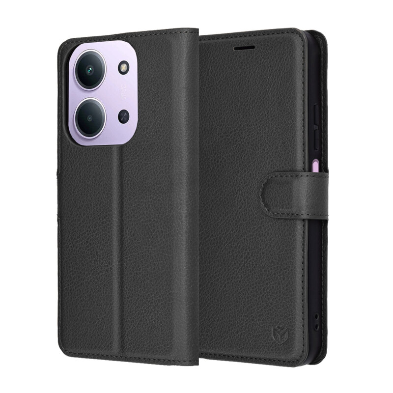 Husa Xiaomi Redmi 15C 5G Techsuit Leather Folio, negru
