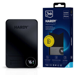 Power Bank 5000mAh cu afisaj digital, 3mk MagSynergy Ni+, gri
