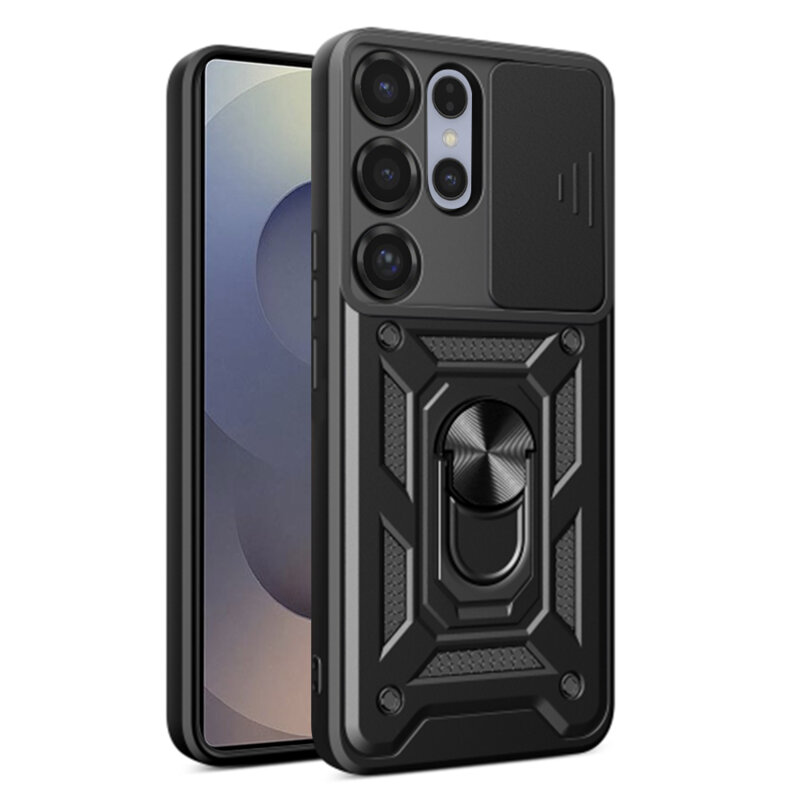 Husa Samsung Galaxy S26 Ultra protectie camera Techsuit CamShield Series, negru