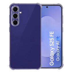 Husa Samsung Galaxy S25 FE Techsuit Shockproof Clear Silicone, fumuriu