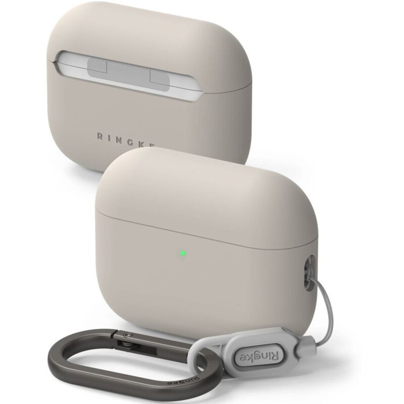Husa AirPods Pro 3 Ringke Silicone, bej
