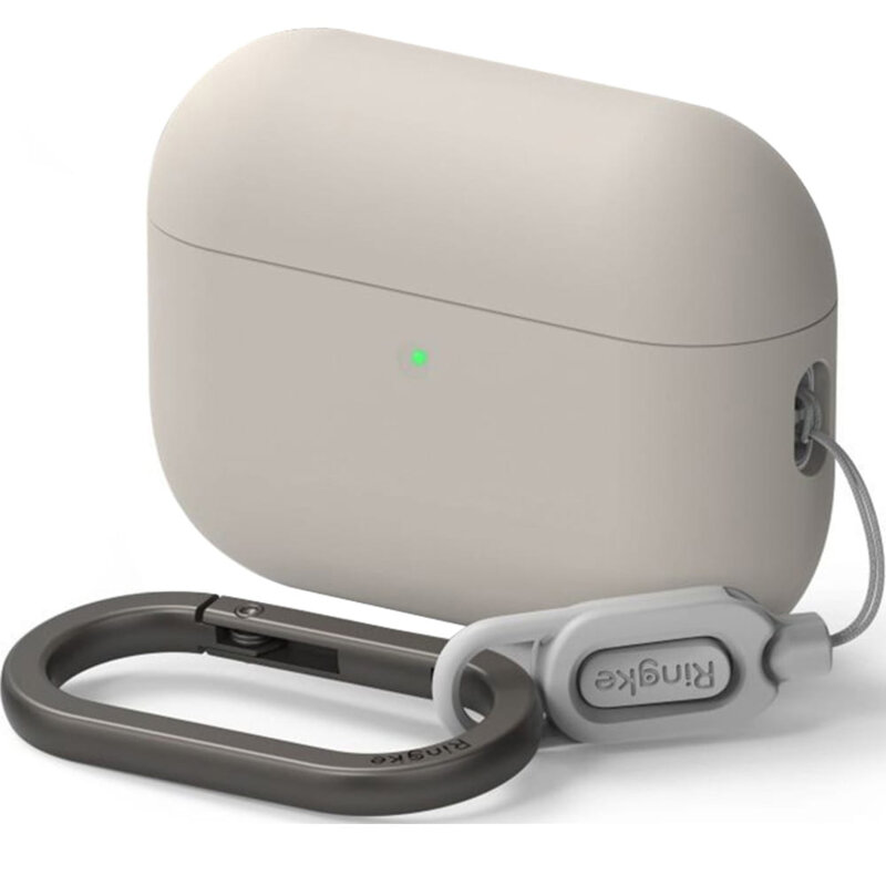 Husa AirPods Pro 3 Ringke Silicone, bej