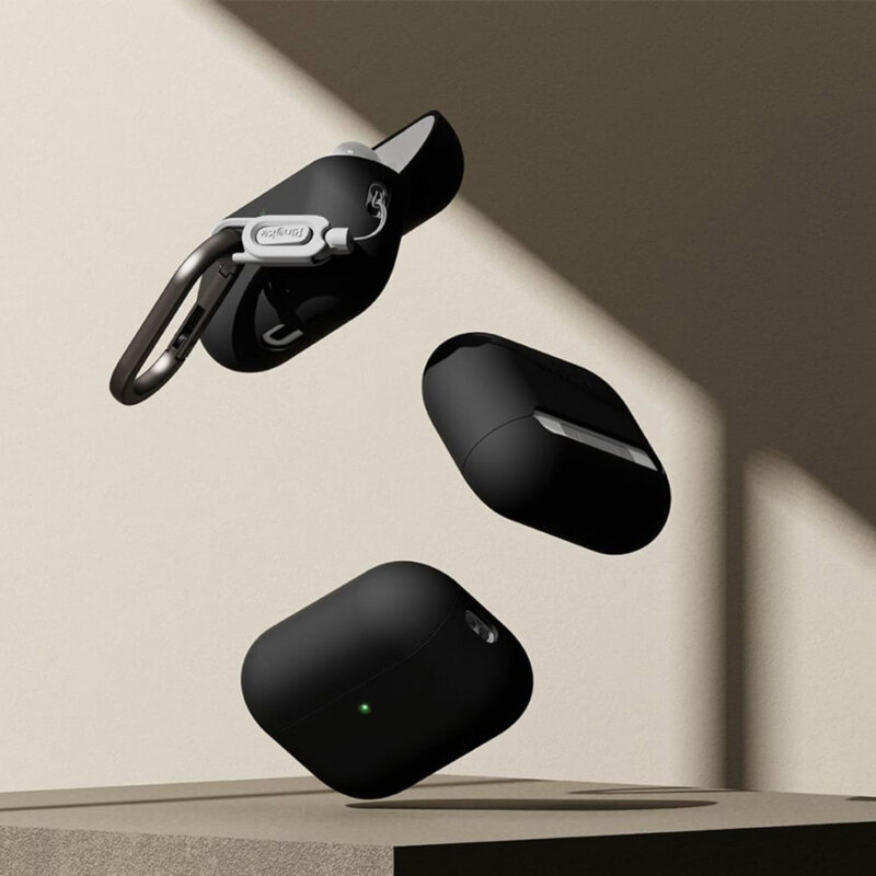 Husa AirPods Pro 3 Ringke Silicone, negru