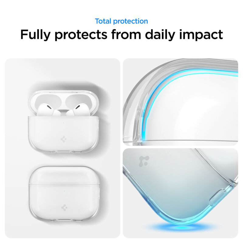 Husa Apple AirPods Pro 3 Spigen Liquid Crystal, transparenta