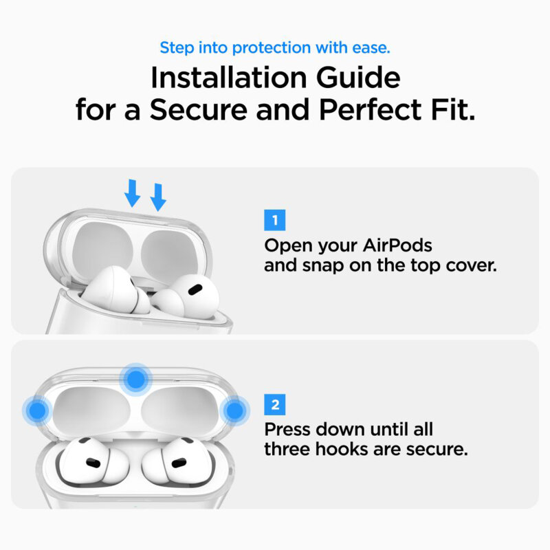 Husa Apple AirPods Pro 3 Spigen Liquid Crystal, transparenta