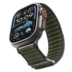 Curea Apple Watch 9 45mm Spigen WBF0, verde