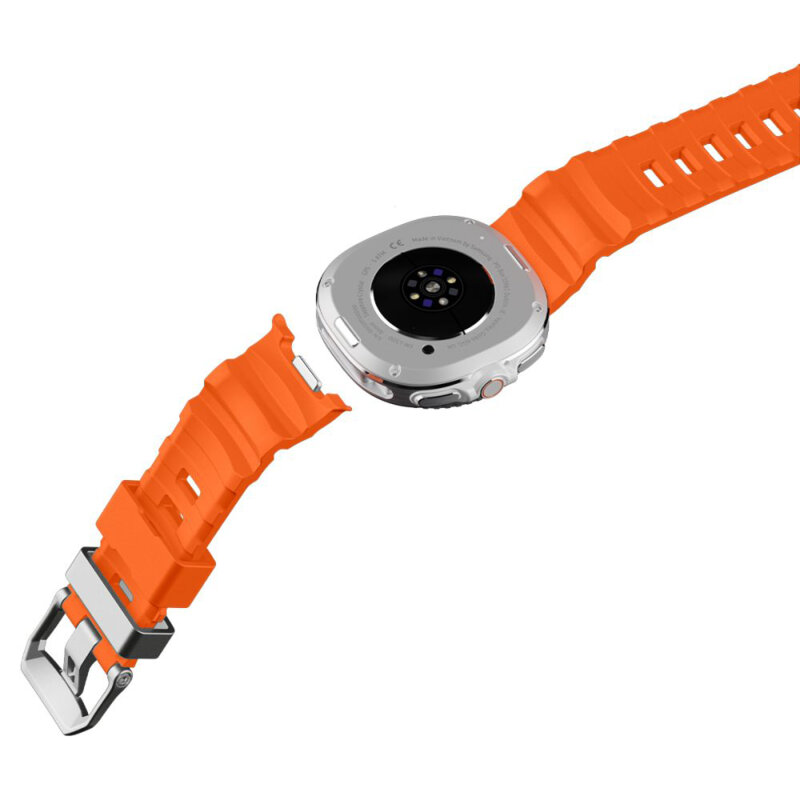 Curea Samsung Galaxy Watch8 44mm Spigen WBS2, portocaliu