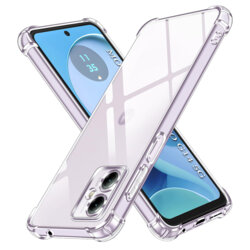 Husa Motorola Moto G14 Techsuit Shockproof Clear Silicone, transparenta