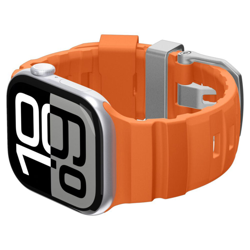 Curea Apple Watch SE 44mm Spigen WBS2, portocaliu