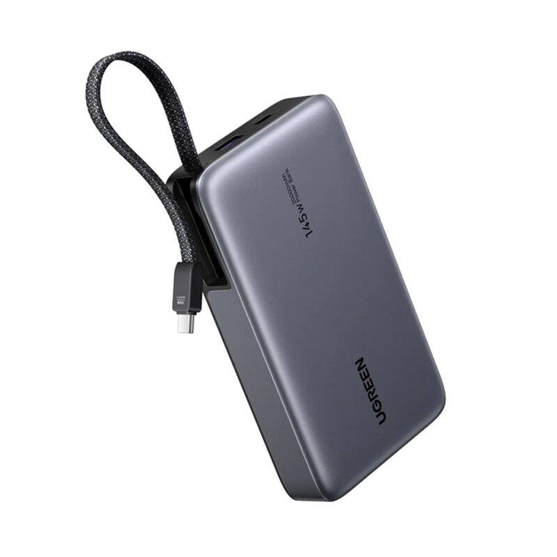 Power bank USB, Type-C, 20000mAh Ugreen, 145W, gri, 55992