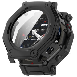 [Pachet 360°] Husa + folie Amazfit T-Rex 3 Pro Techsuit Defense, negru
