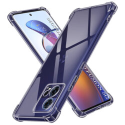 Husa Motorola Edge 30 Fusion Techsuit Shockproof Clear Silicone, fumuriu