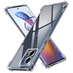 Husa Motorola Edge 30 Fusion Techsuit Shockproof Clear Silicone, transparenta